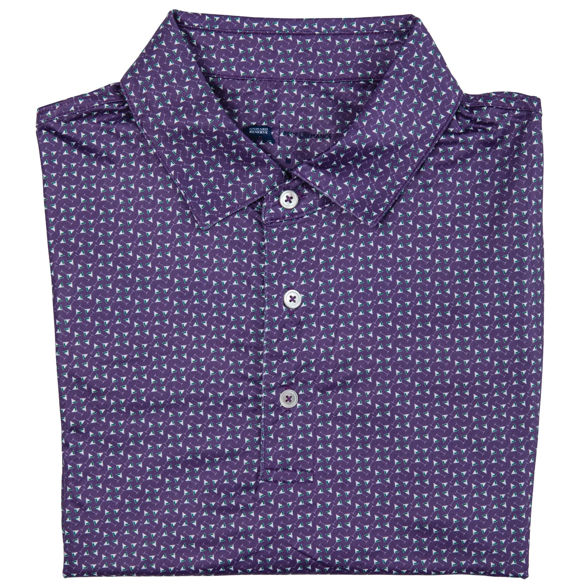 Martini Performance Polo - Loganberry