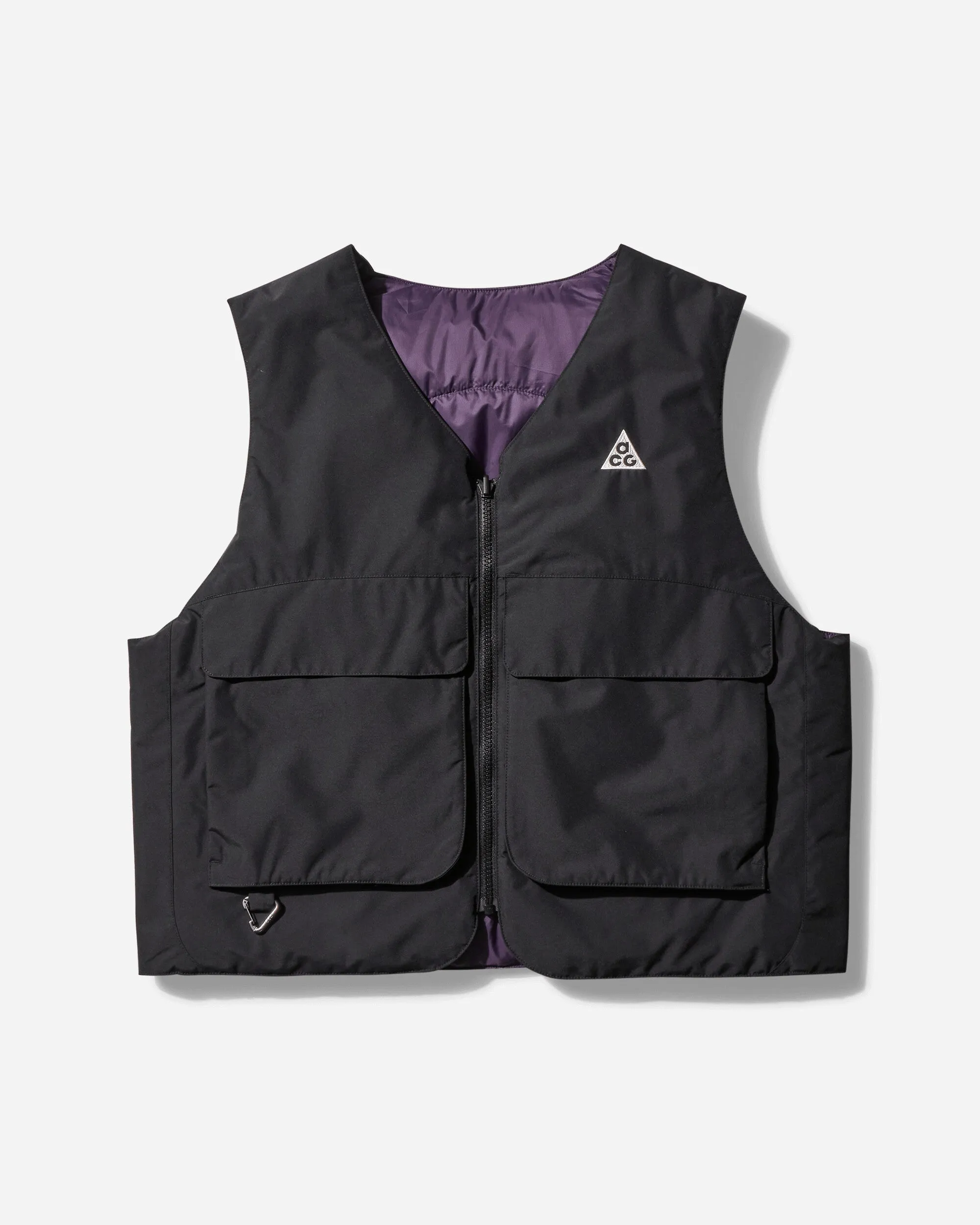 Men's ACG Skull Peak PrimaLoft Reversible Vest Black / Dark Raisin