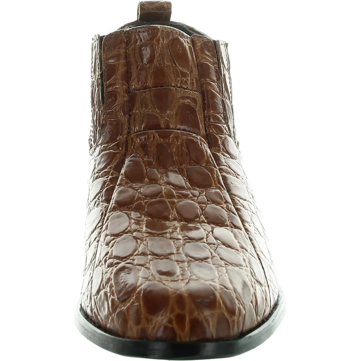 Mens Animal Print Leather Chukka Boots