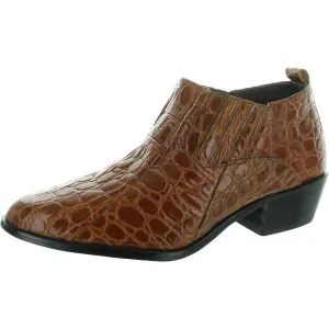 Mens Animal Print Leather Chukka Boots