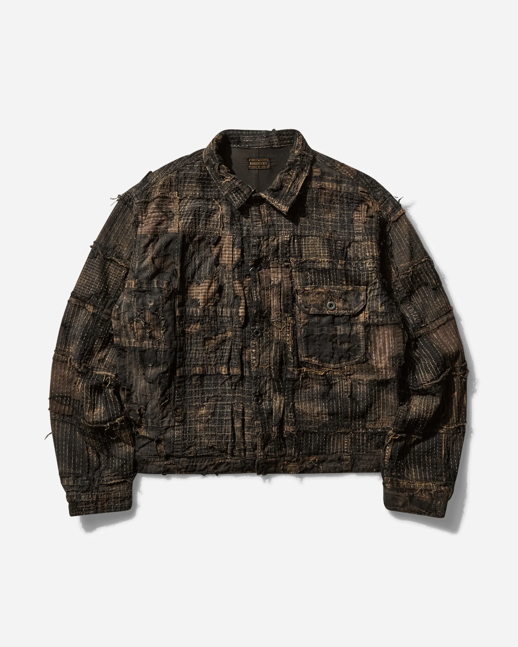 Men's Black-Tea-Core Boro Spring 1st Jacket Black