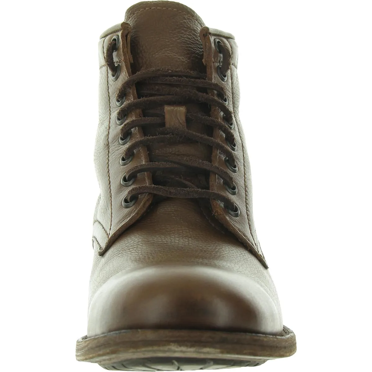 Mens Cushioned Footbed Leather Chukka Boots