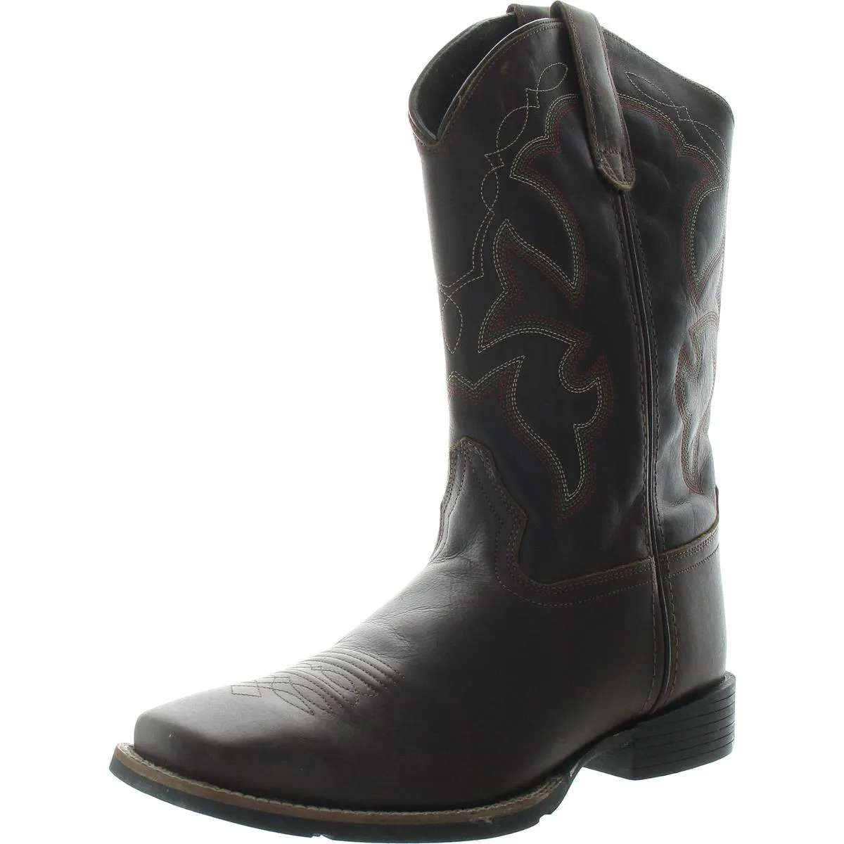 Mens Embroidered Leather Cowboy, Western Boots