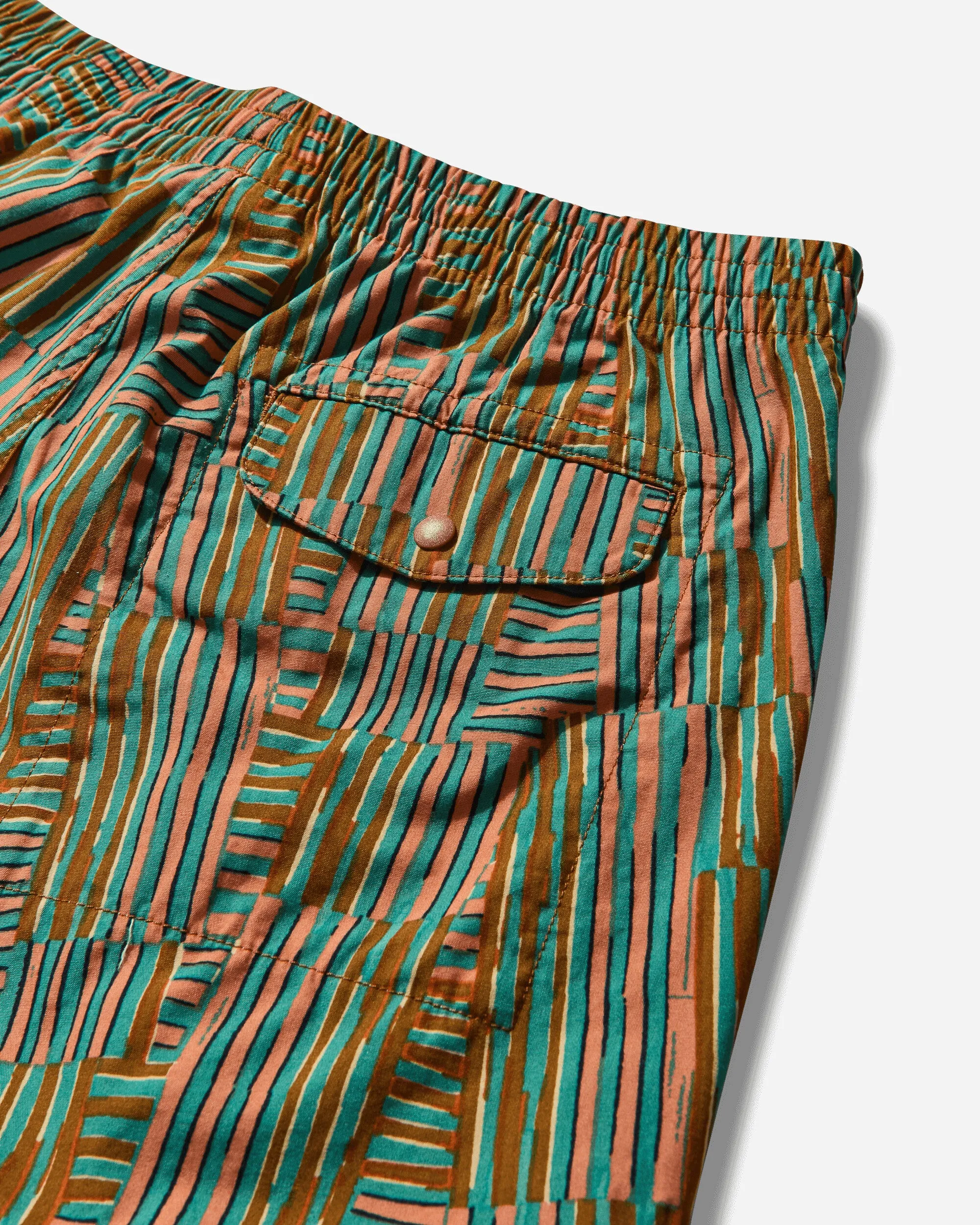 Men's Funhoggers 6 Inch Shorts Quilty Fitz / Heartleaf Green