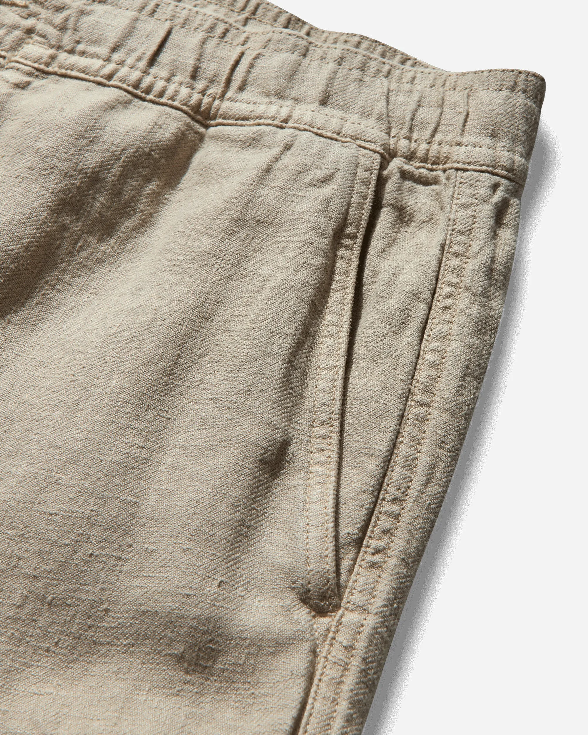 Men's Ghost Piece Linen Cargo Shorts Beige