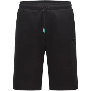 Men's - Hwoven Knit Shorts Cotton Knit Relaxed Fit In Black