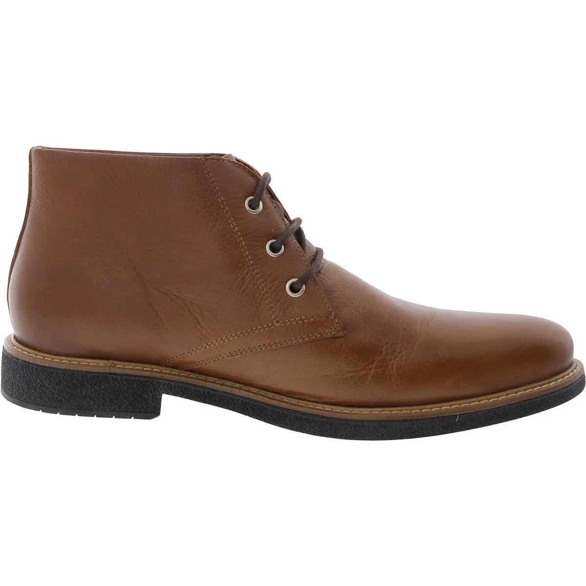 Mens Lace-Up Leather Chukka Boots