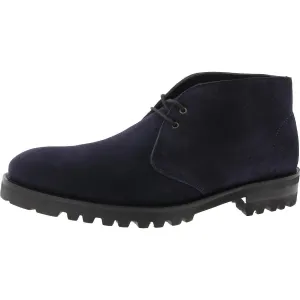 Mens Lace-Up Leather Chukka Boots