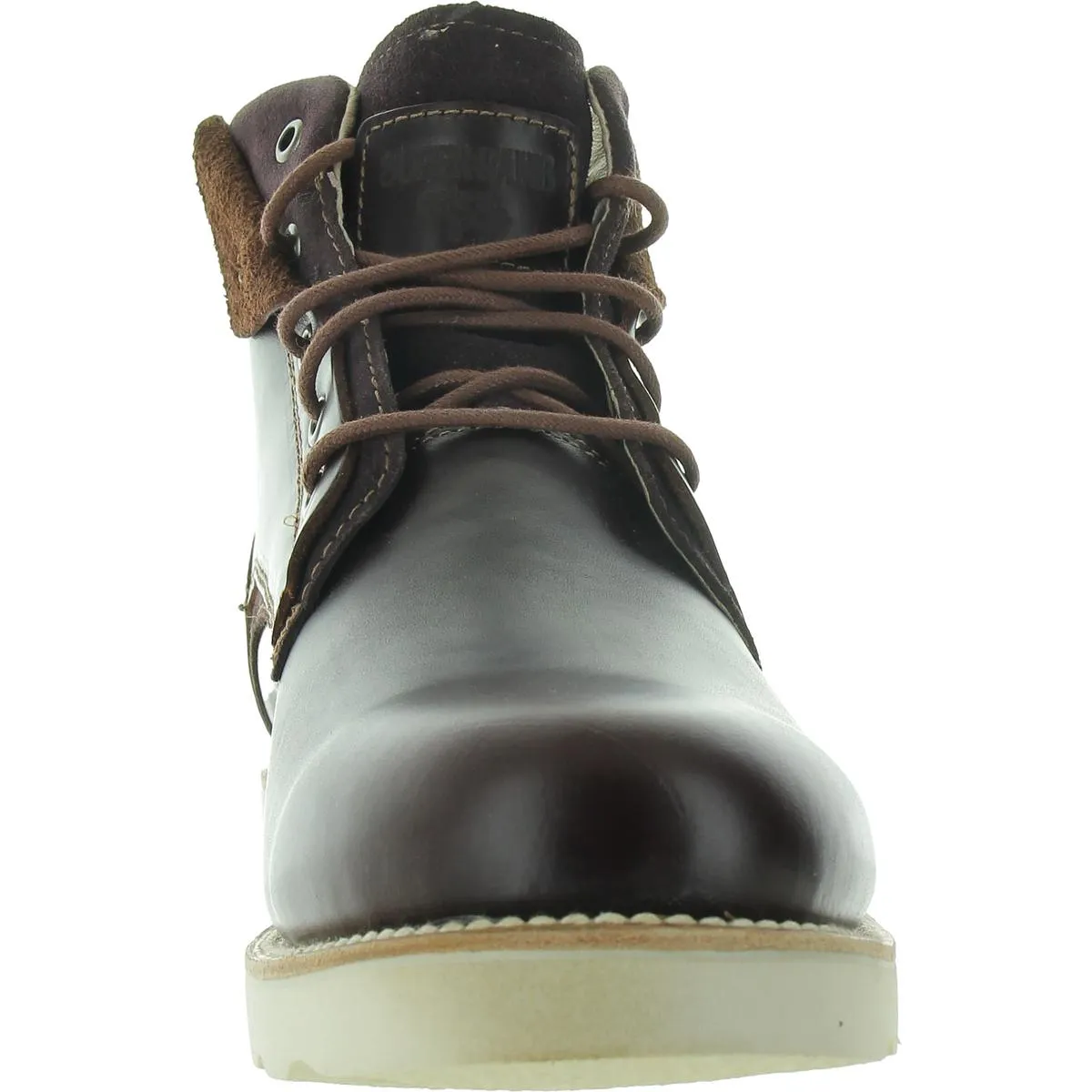 Mens Lace-Up Leather Chukka Boots