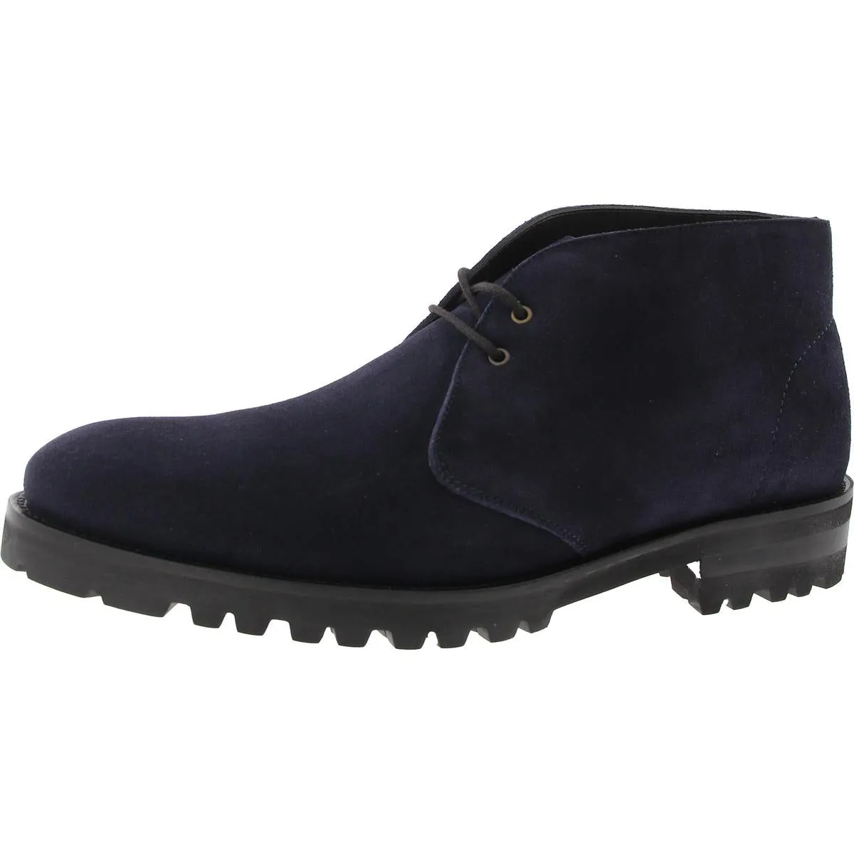 Mens Lace-Up Leather Chukka Boots