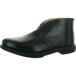 Mens Lace-Up Leather Chukka Boots