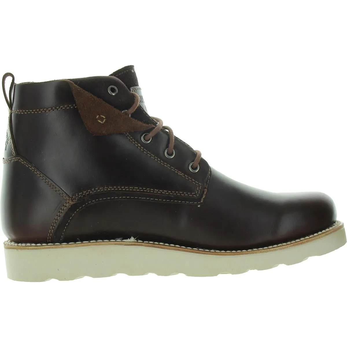 Mens Lace-Up Leather Chukka Boots