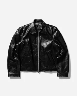 Men's Mini Leather Jacket Black