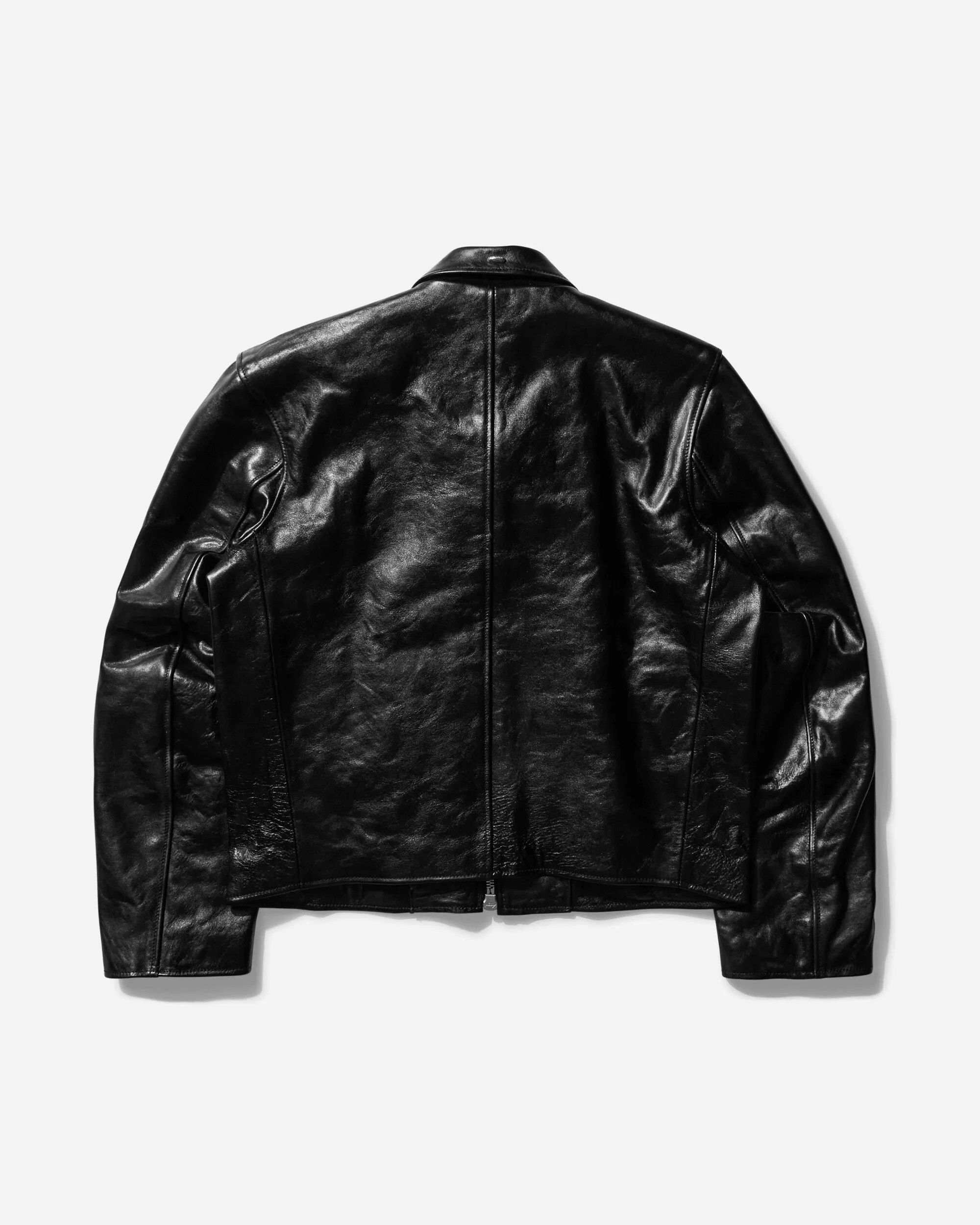 Men's Mini Leather Jacket Black