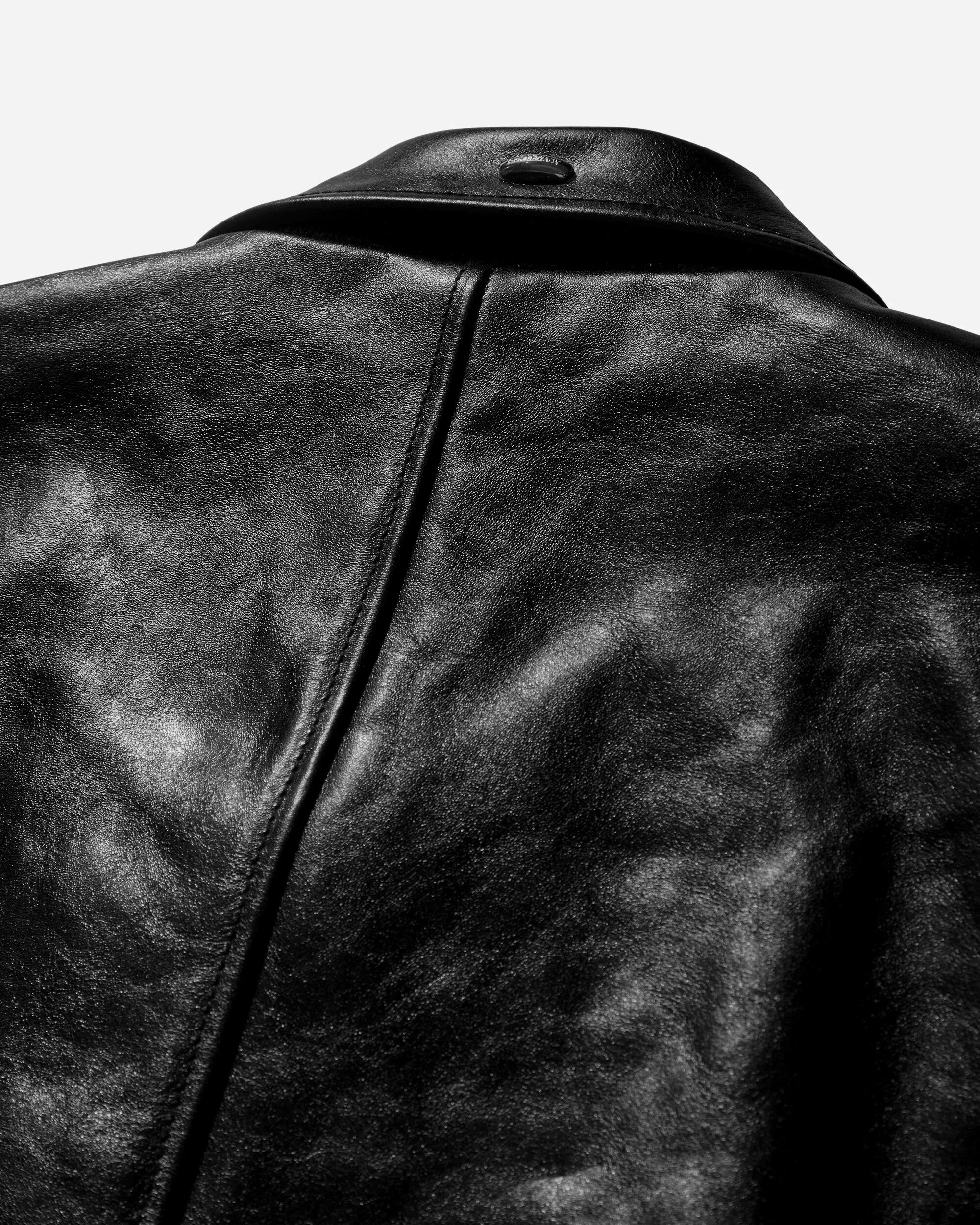 Men's Mini Leather Jacket Black
