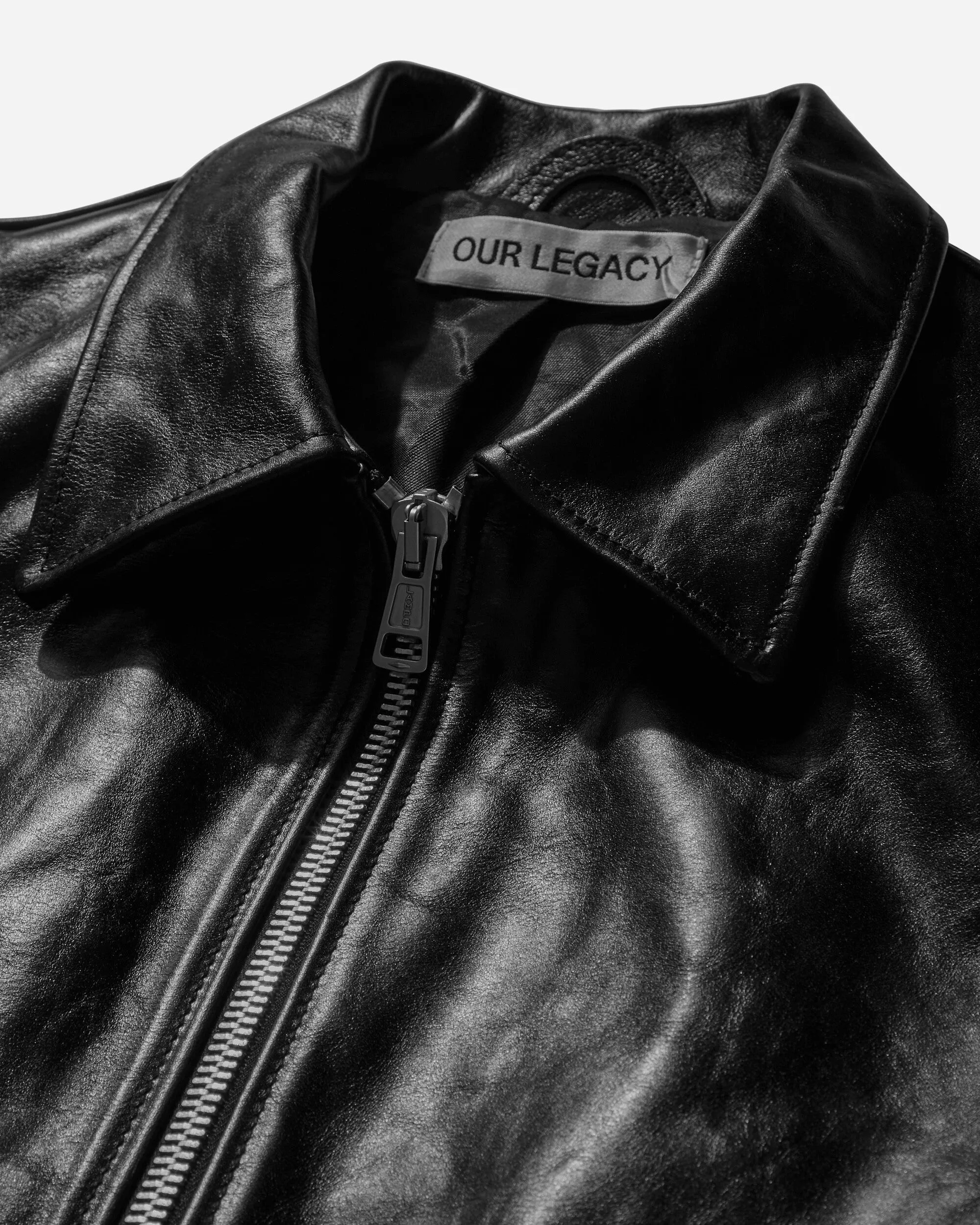 Men's Mini Leather Jacket Black