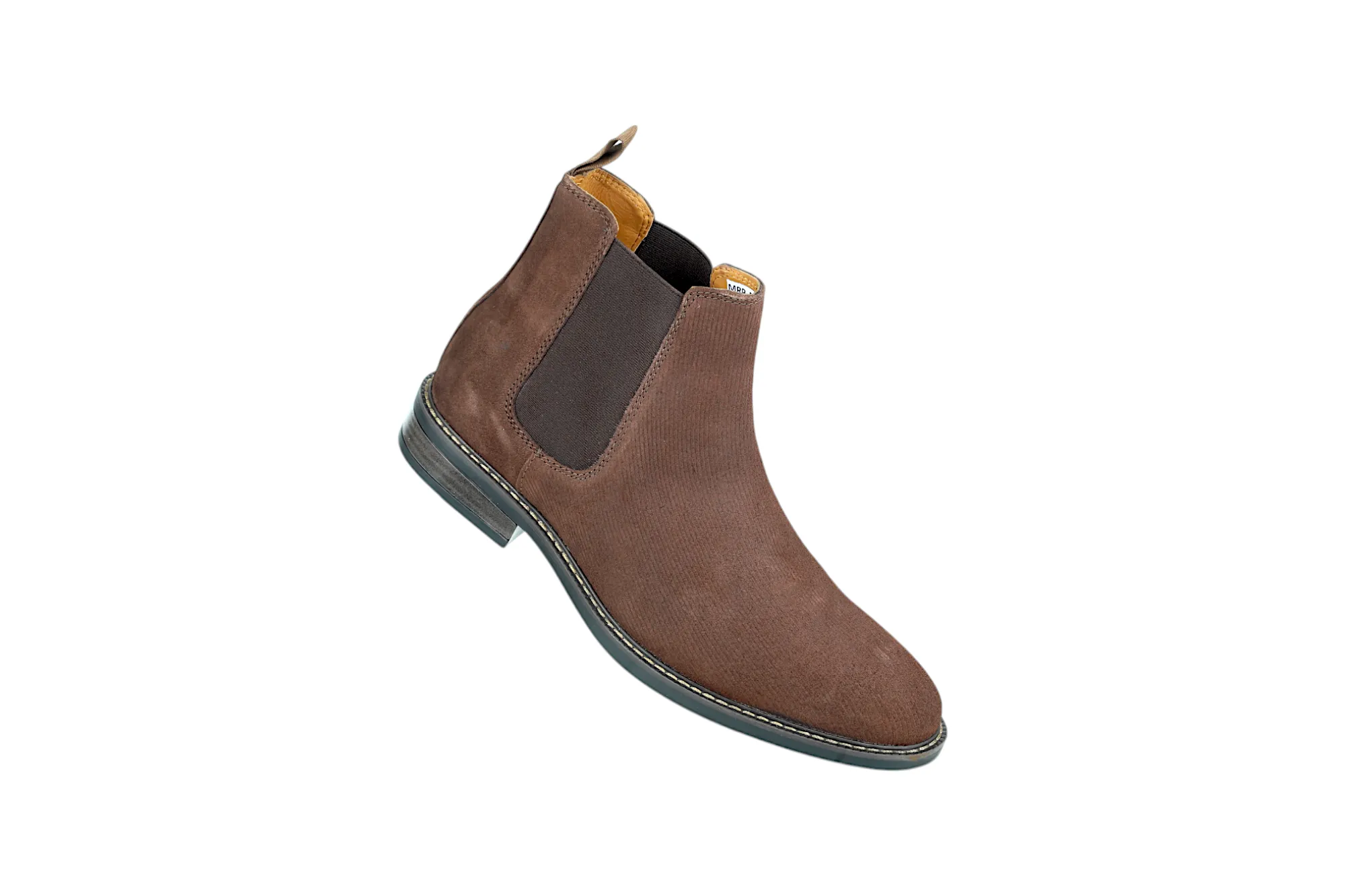 Mens Premium Leather Chelsea Slip On Boots 91534
