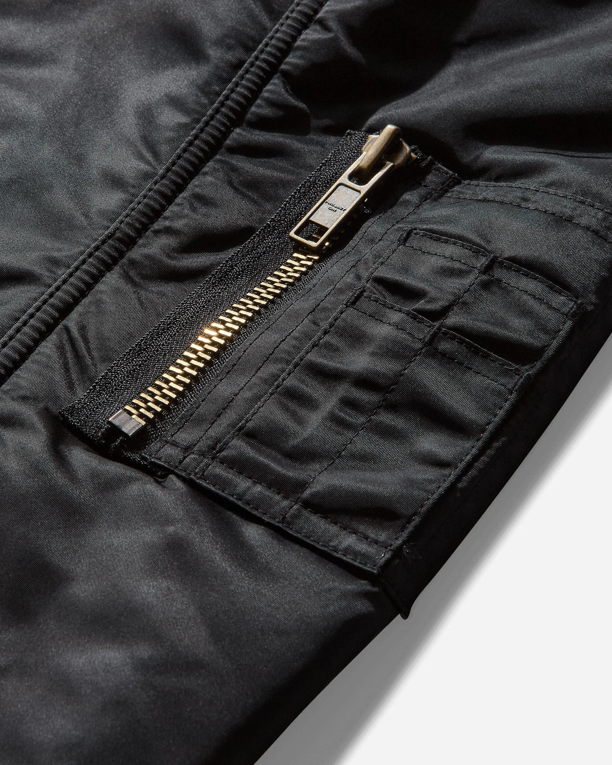 Men's Reversible Hooded MA-1 Jacket Black / Red