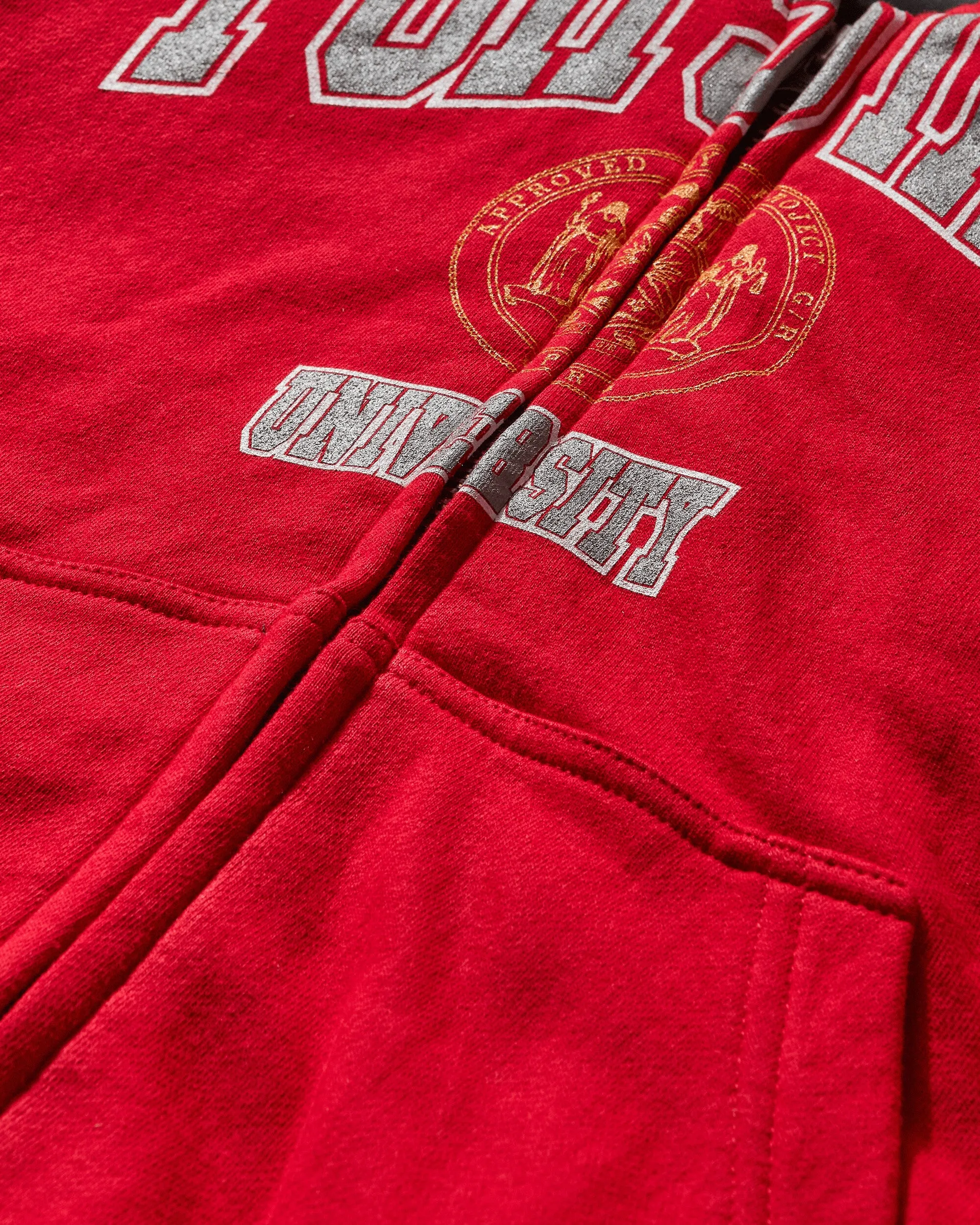 Men's Reversible Hooded MA-1 Jacket Black / Red