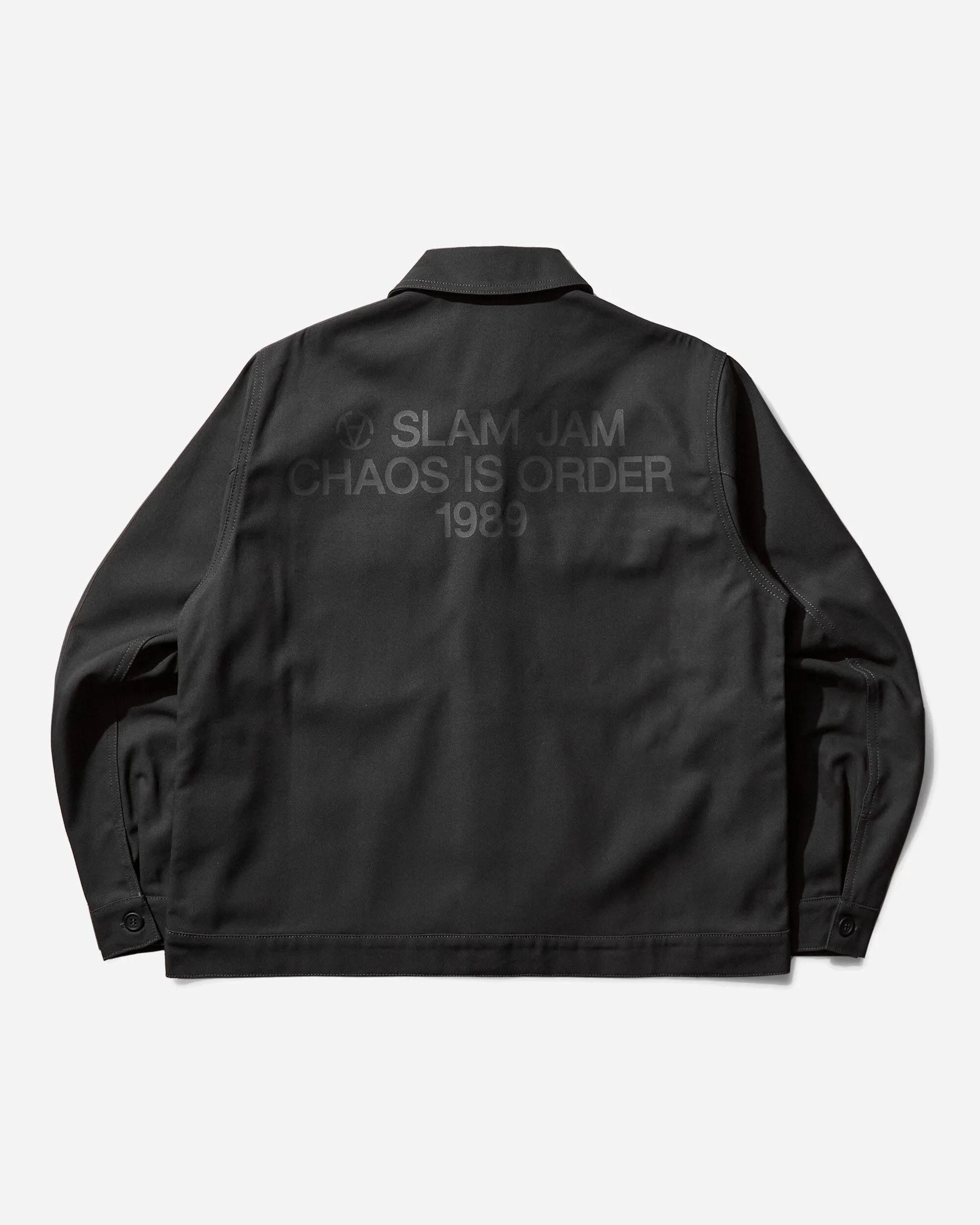 Men's Slam Jam CHAOS IS ORDER 40000 Replicated Short Jacket Charcoal