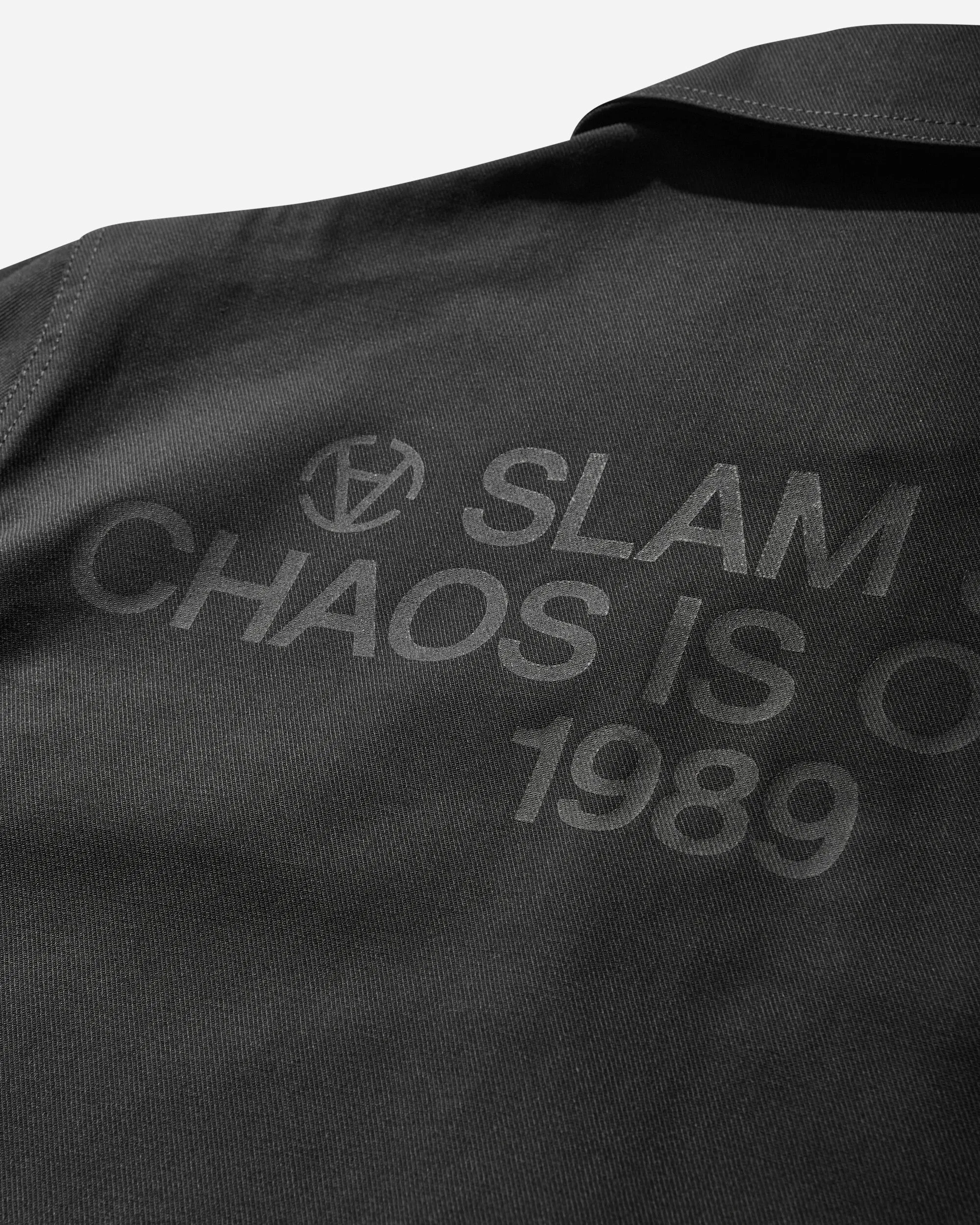 Men's Slam Jam CHAOS IS ORDER 40000 Replicated Short Jacket Charcoal