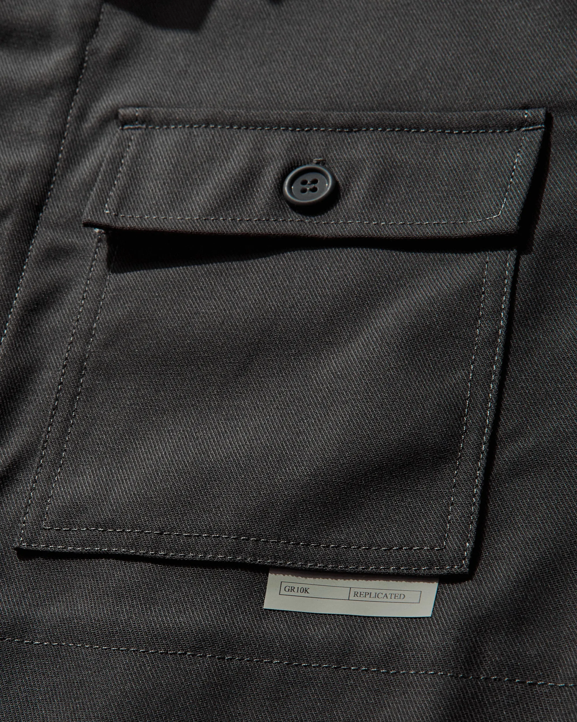Men's Slam Jam CHAOS IS ORDER 40000 Replicated Short Jacket Charcoal