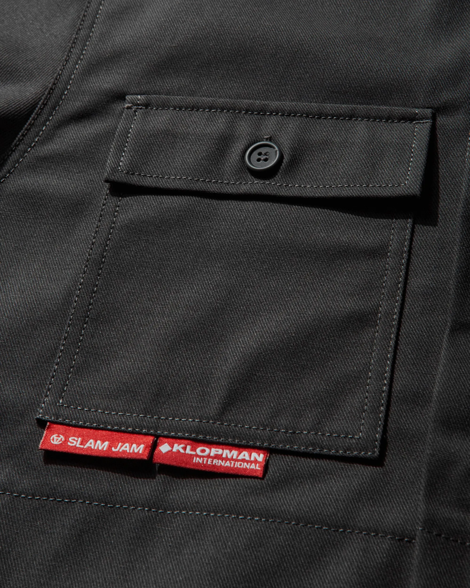 Men's Slam Jam CHAOS IS ORDER 40000 Replicated Short Jacket Charcoal