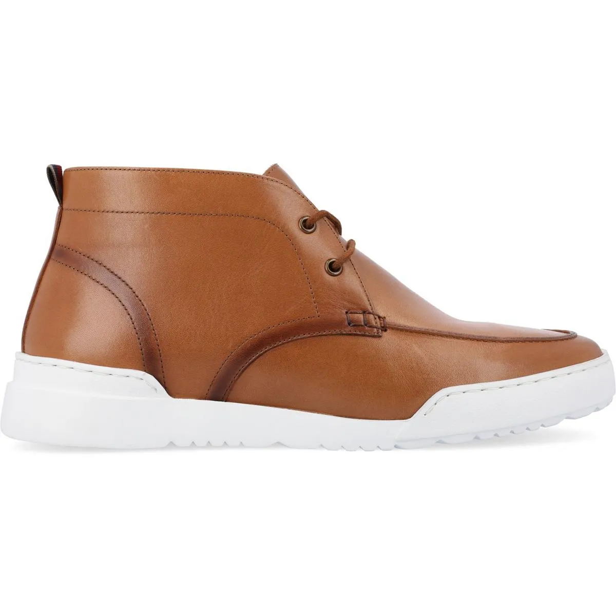Mens Solid Leather Chukka Boots