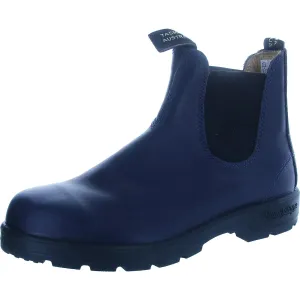 Mens Stretch Leather Chelsea Boots