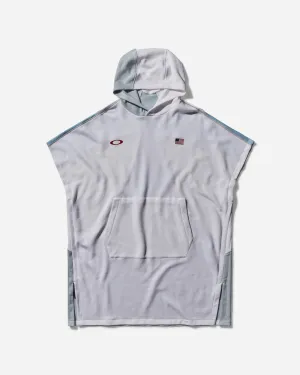 Men's Team USA Surfing Convertible Poncho Liquid Gray