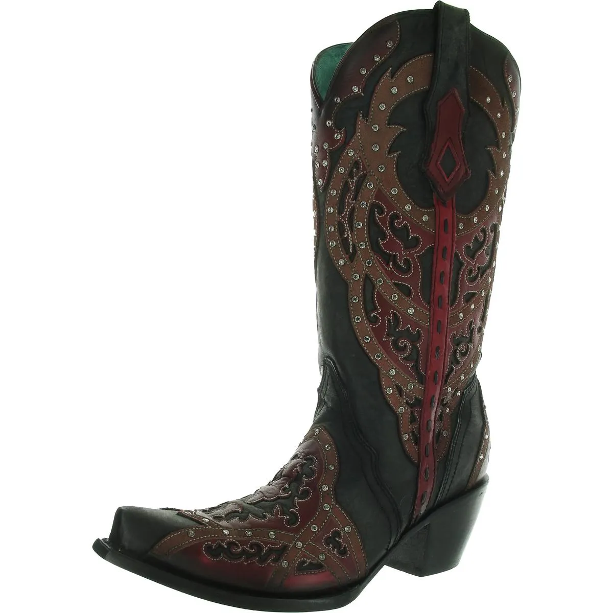 Mens Textured Cowboy, Western Boots