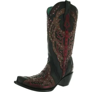 Mens Textured Cowboy, Western Boots