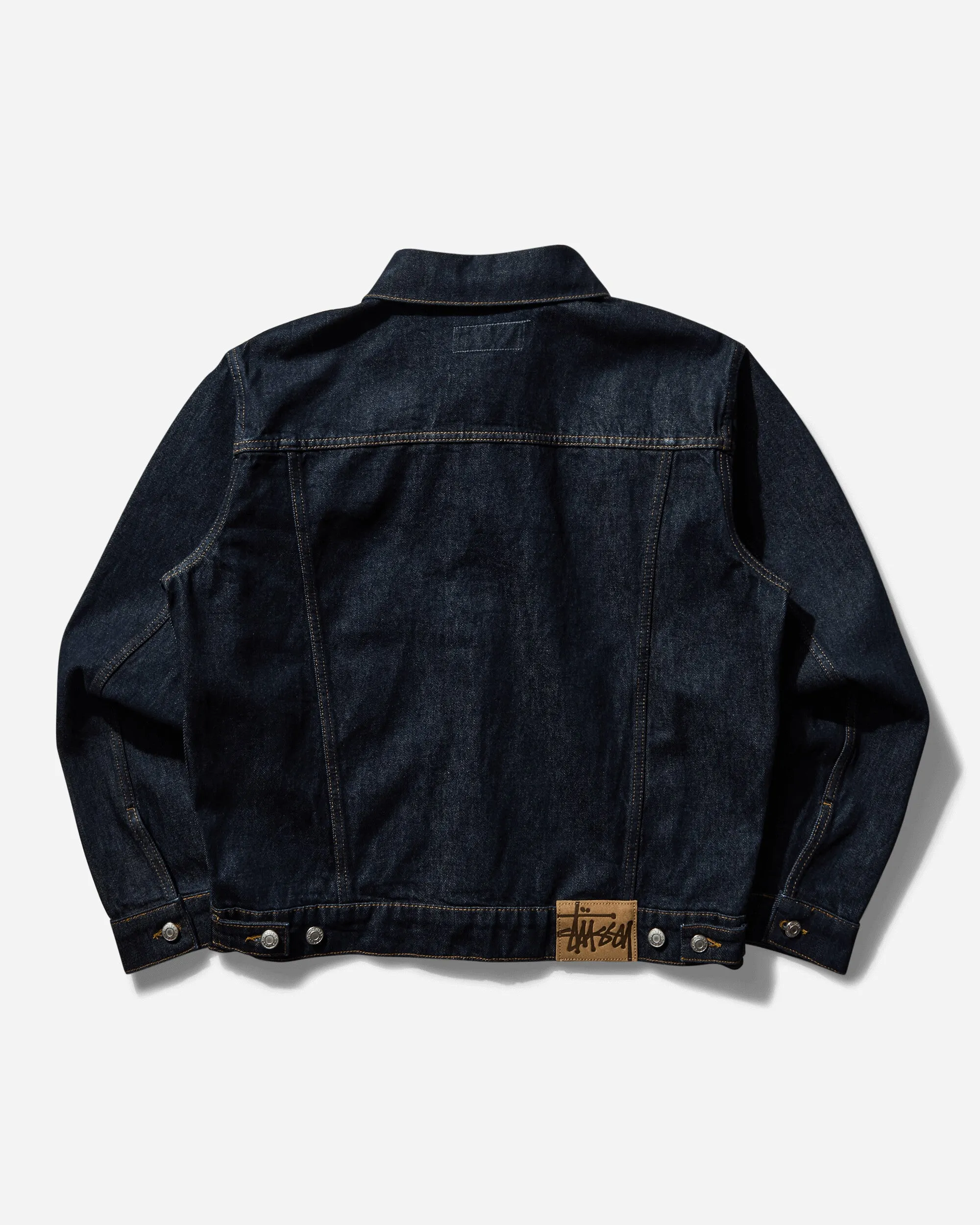 Men's Trucker Denim Jacket Rinsed Indigo