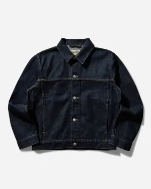 Men's Trucker Denim Jacket Rinsed Indigo