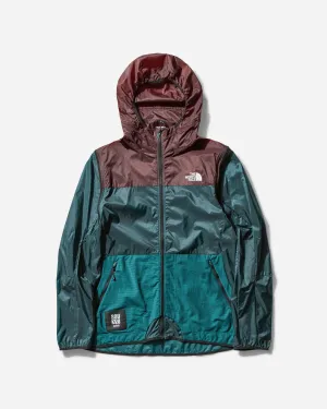 Men's Undercover Soukuu Trail Run Convertible Wind Jacket Bitter Chocolate / Atlantic Deep Blue