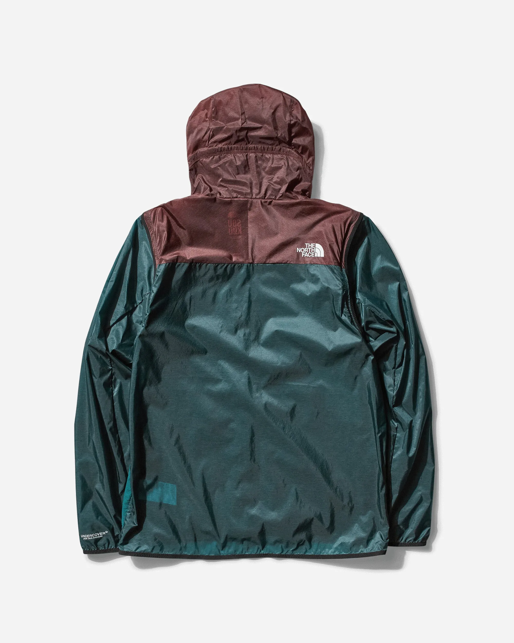 Men's Undercover Soukuu Trail Run Convertible Wind Jacket Bitter Chocolate / Atlantic Deep Blue