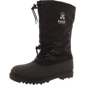Mens Waterproof Polyester Rain Boots
