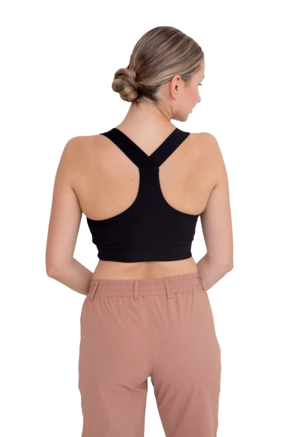 Mono B Overlay Y Back Sport Bra AT3115