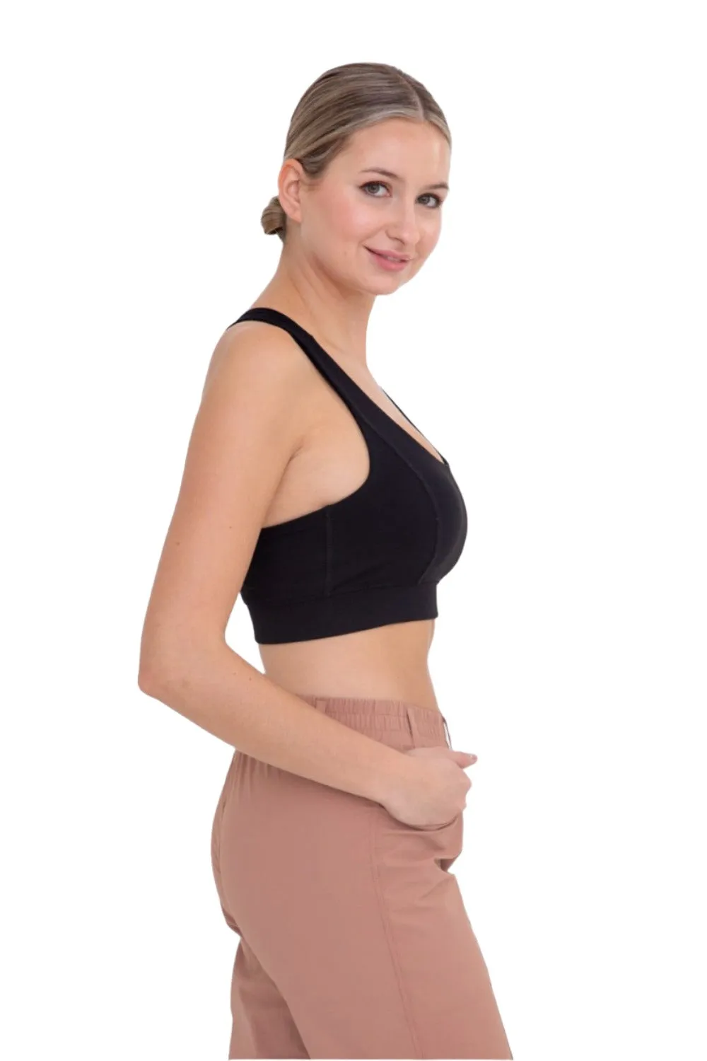 Mono B Overlay Y Back Sport Bra AT3115