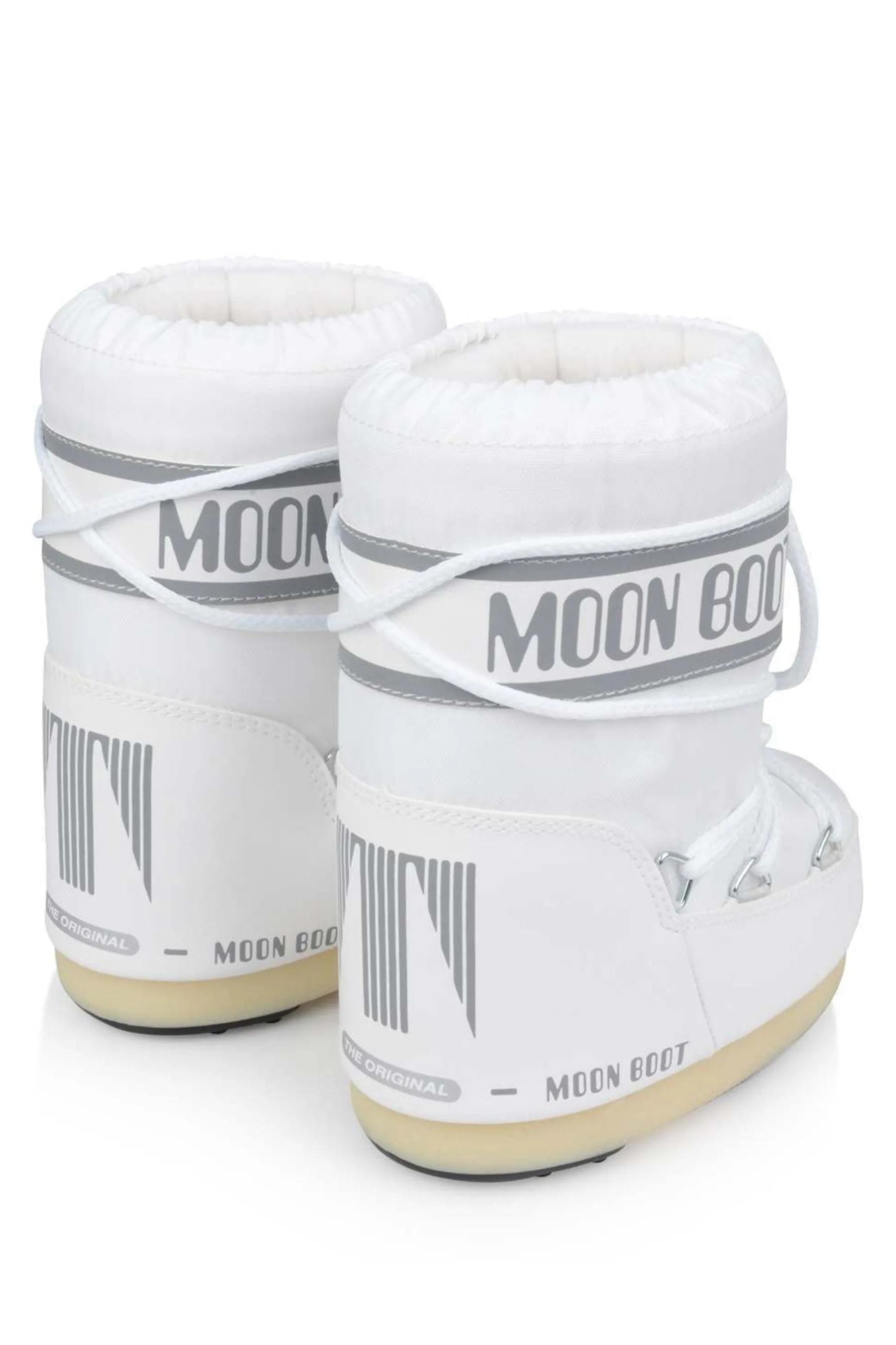 Moon Boot Kids Icon Nylon Snow Boots in White
