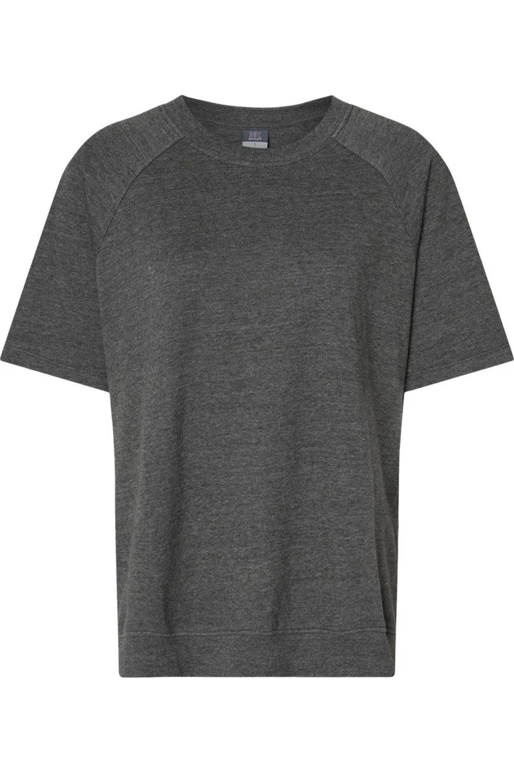MV Sport Women´s French Terry Short Sleeve Crewneck Pullover