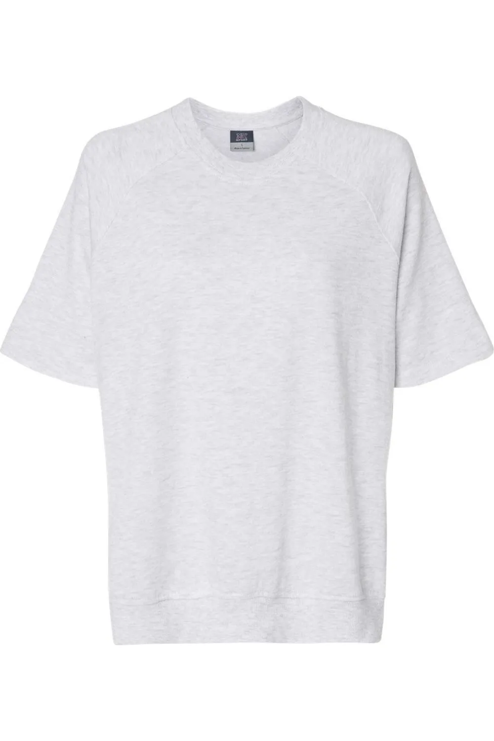 MV Sport Women´s French Terry Short Sleeve Crewneck Pullover