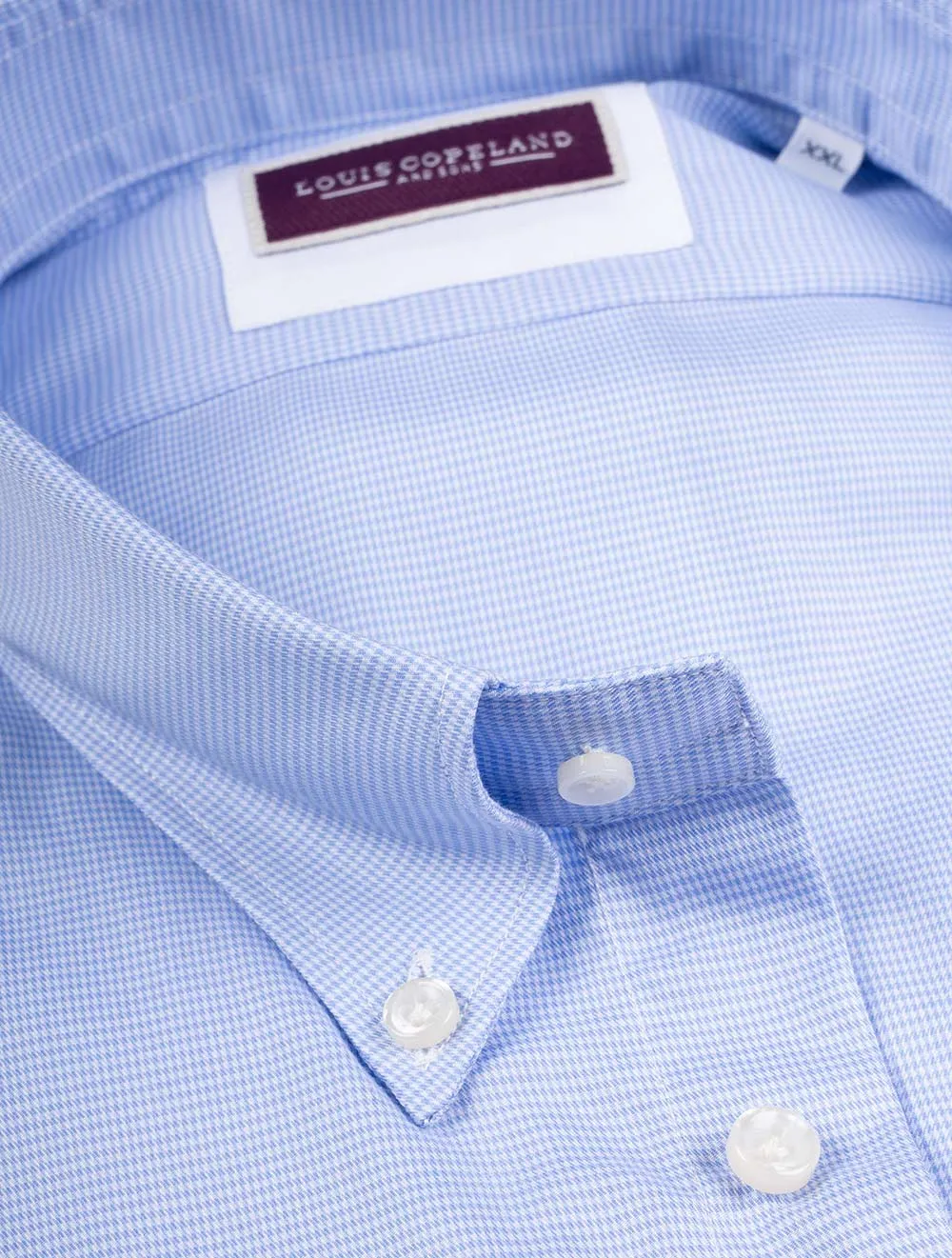 Nailhead Buttondown Collar Shirt Blue