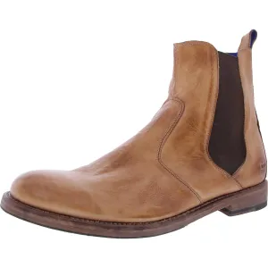 Nando Mens Solid Leather Chelsea Boots