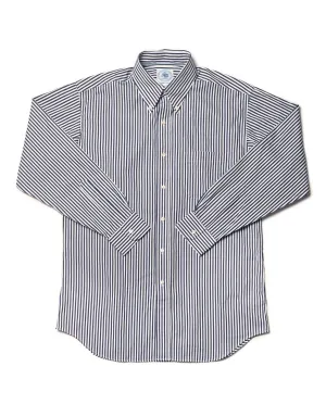 NAVY BOLD STRIPE SPORT SHIRT