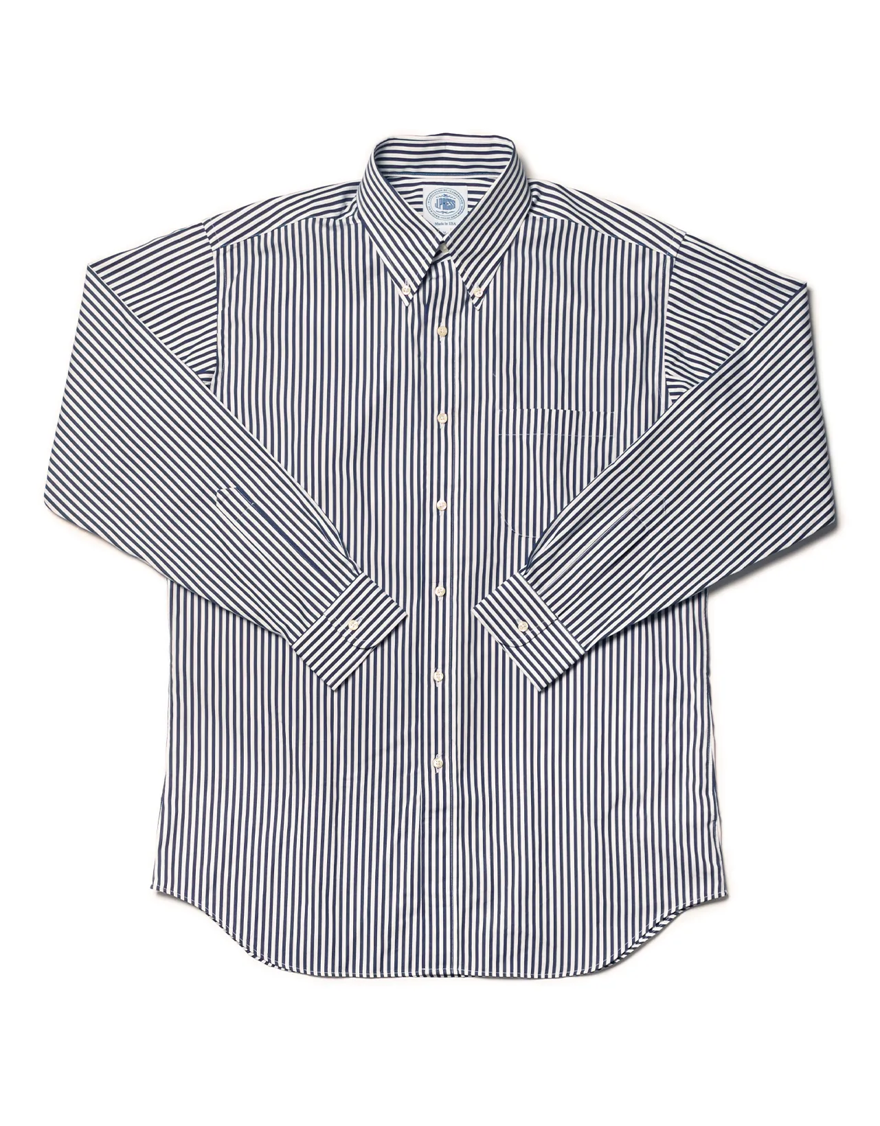 NAVY BOLD STRIPE SPORT SHIRT