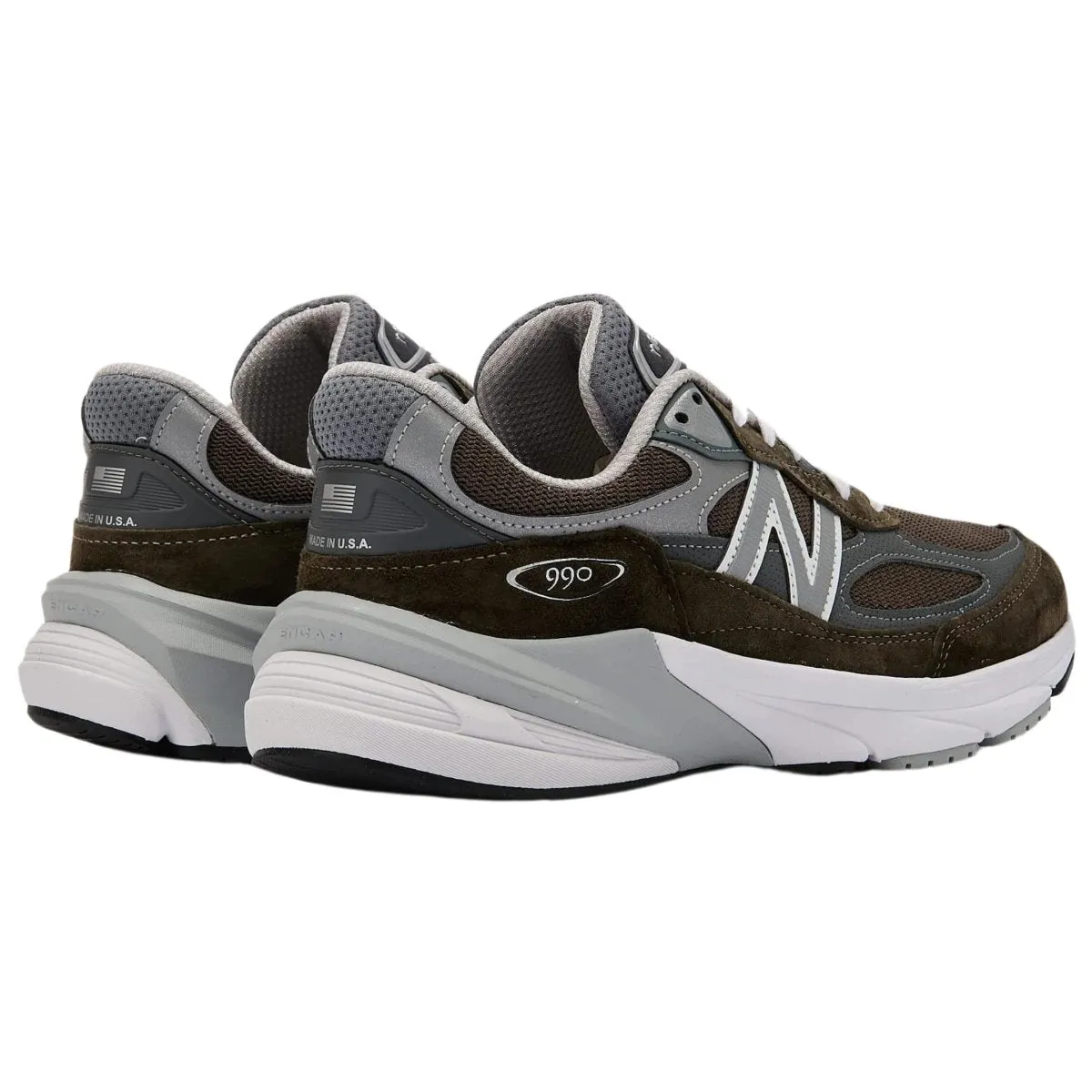 New Balance Men's U990OG6 Olive Suede