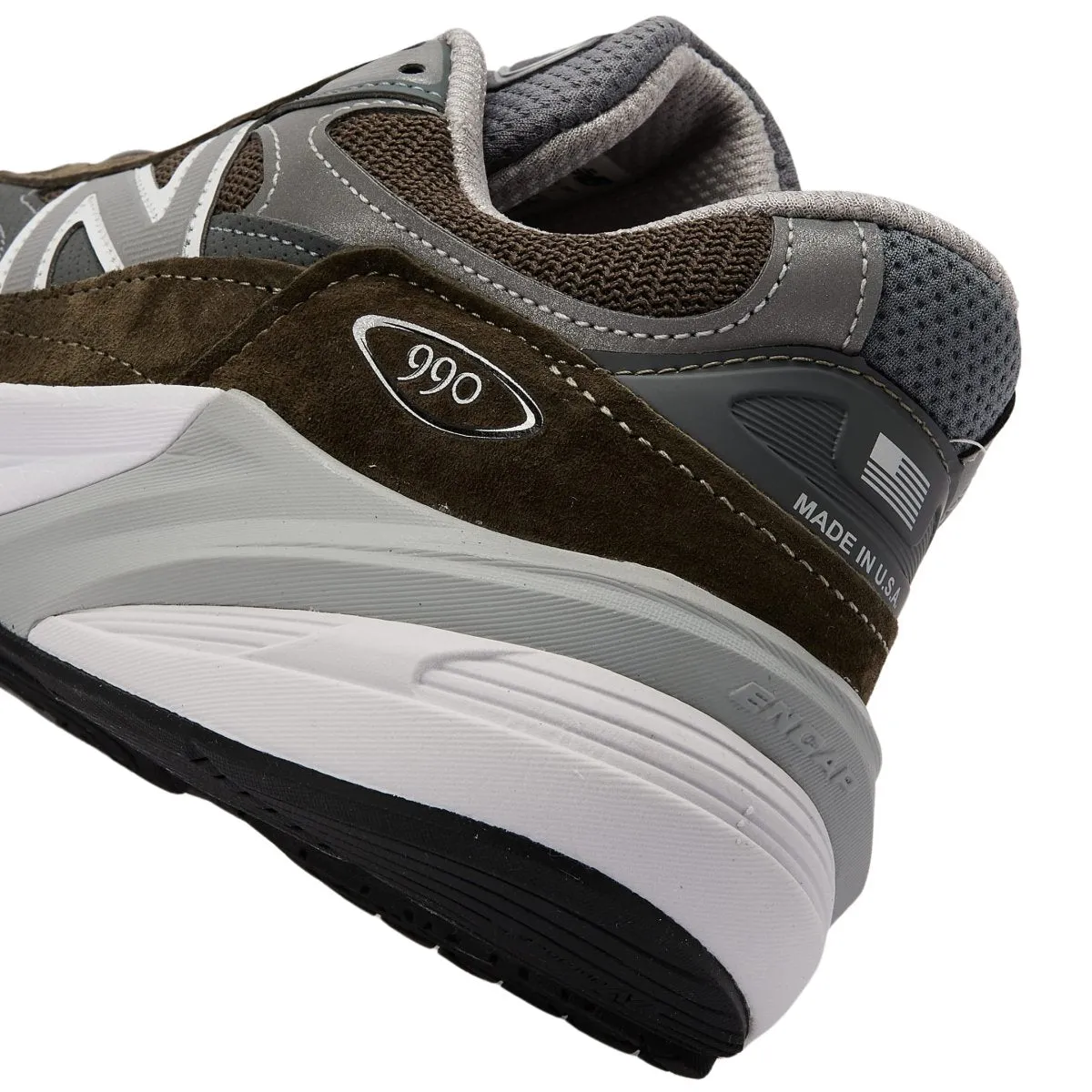 New Balance Men's U990OG6 Olive Suede