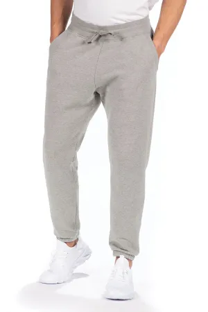 Next Level Mens Fleece Sweatpants w/ Pockets - Heather Grey