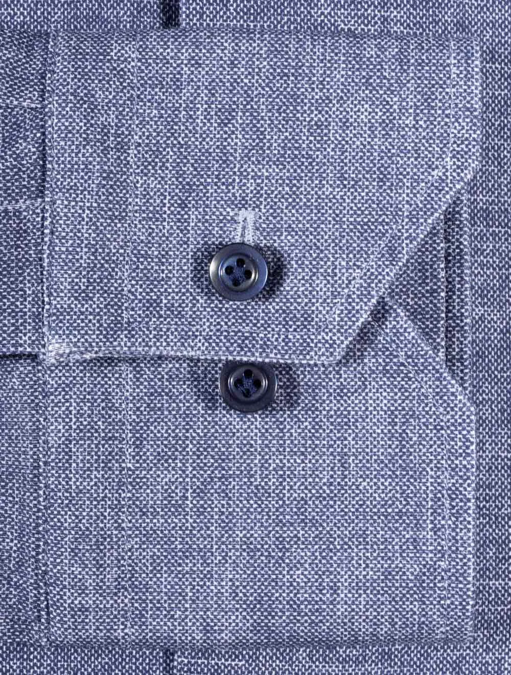 Neymar Casual Weave Shirt Navy Blue